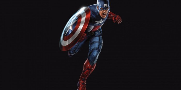 1366x768 Download 1366x768 Captain America, Running, Marvel Universe