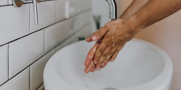 910x1365 HD wallpaper: Washing of hands under running water, adult, clean