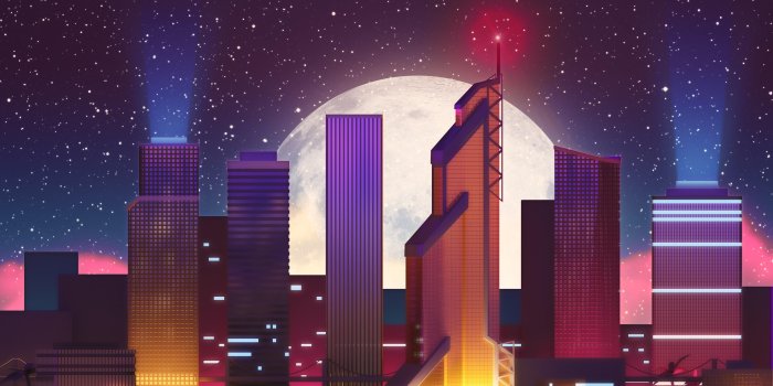 3840x2160 Landscape Portrait - Retro Neon 8 Bit Background, Hd Wallpapers