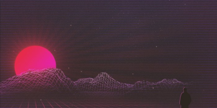 2560x1440 Sunset RetroWave HD wallpaper