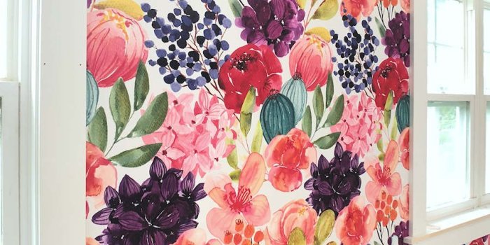 900x1200 Tips For Installing Spoonflower Wallpaper - Addicted 2 Decorating®