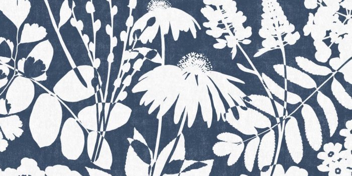 1000x1229 Bold Floral by Albany - Navy Blue - Wallpaper - CB42108 in 2019