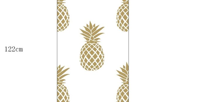 1000x1000 US $25.88 |Creative Wall Wallpaper Gold Pineapple Pattern Door Stickers  Wall Decor Art Wall Stikcer Home Decoration Accessories S12-in Wall  Stickers