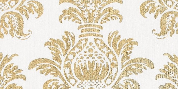 1000x1000 Gift Wrap - Pineapple - Gold on White
