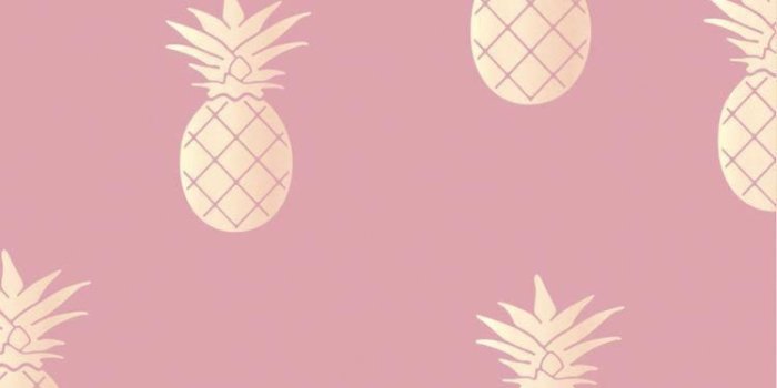 750x1335 20948782 Gold Pineapples Tropical Pink | Crystal Walen | Patterns