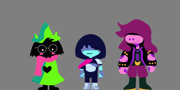 1858x1037 Wallpaper with Raelsi, Kris, and Susie! : Deltarune