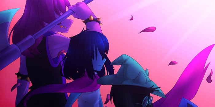 3333x2500 HD wallpaper: Undertale, Deltarune, Ralsei, Susie (Deltarune