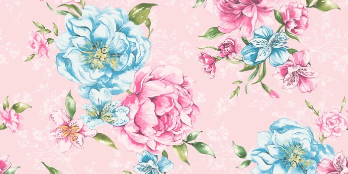 1502x1502 Details about Josephine Wallpaper Flowers Flora Leaves Motif Bold Pink &  Blue Holden Decor