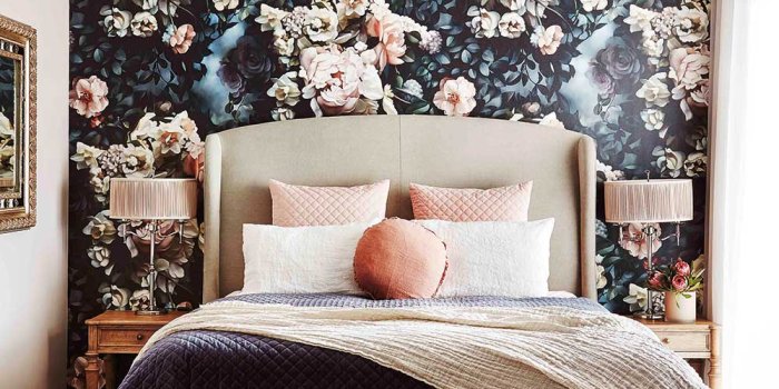 1000x1500 How To Do A Bold Floral Wallpaper In The Bedroom - Floral Wallpaper