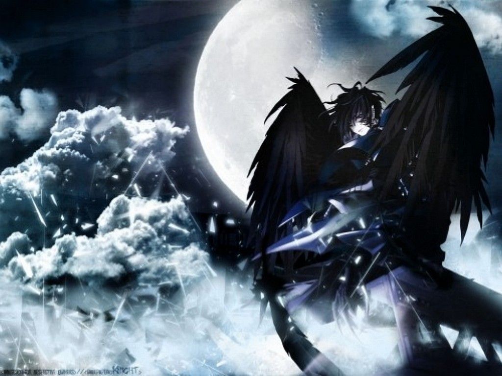 1024x768 Dark Angel When New Moon Anime HD Wallpaper Picture Image | fallen
