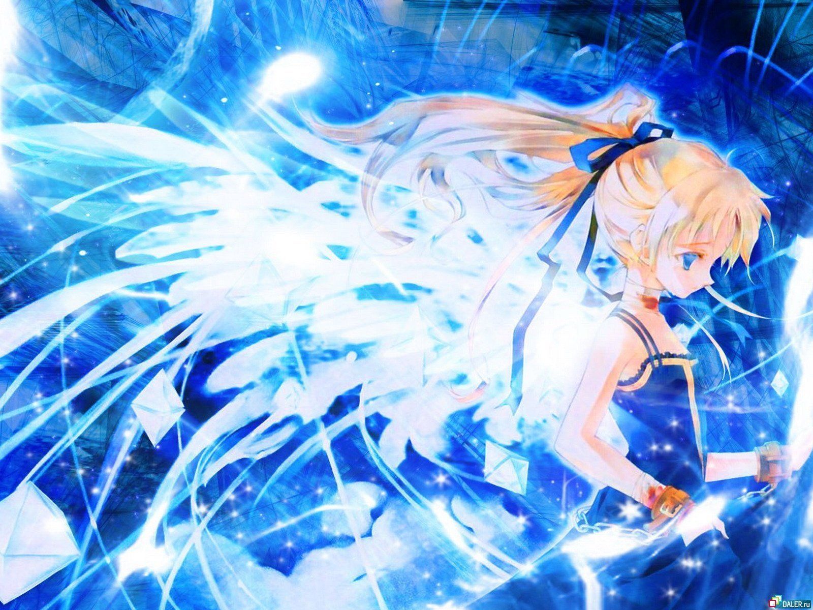 1600x1200 blue angel - Anime Angels Wallpaper (7368834) - Fanpop