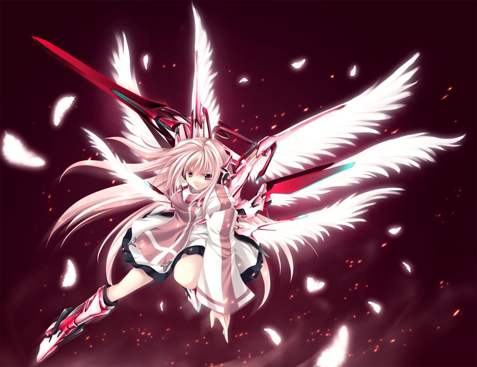 2000x1541 Anime Angel wings HD Image