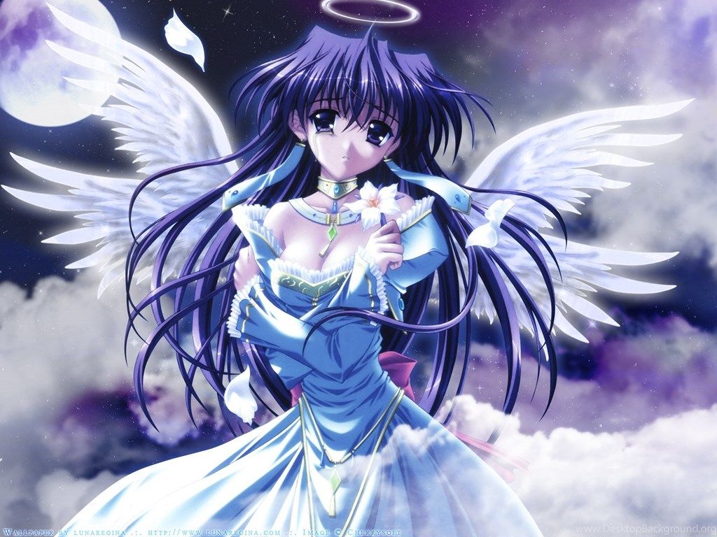 1024x768 Anime Angel Wallpapers Desktop Backgrounds Desktop Background