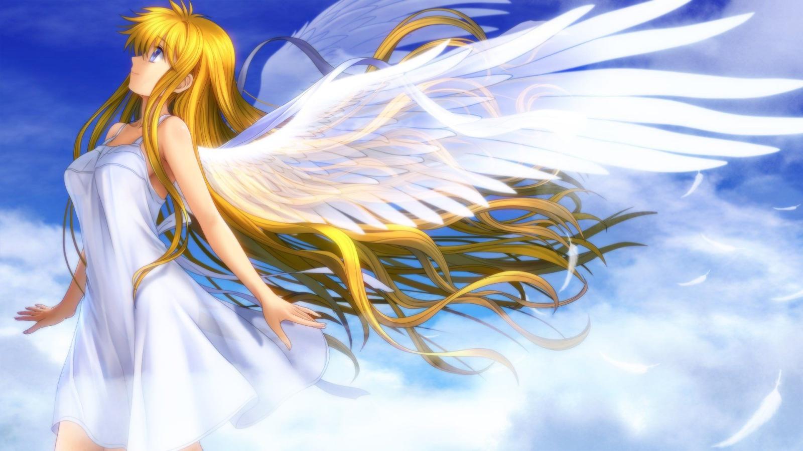 1920x1080 Anime Angel wings HD Image