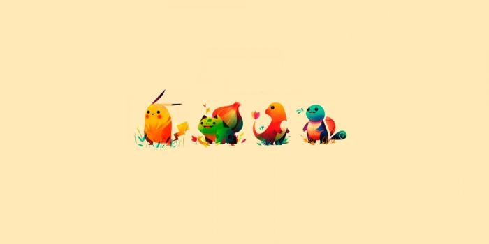 1920x1200 Pokemon Bulbasaur, Pikachu, Charmander, Squirtle - Android wallpapers