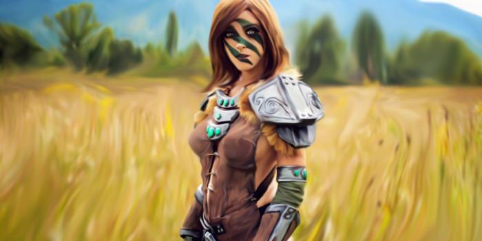 1920x1080 Aela the Huntress (Skyrim), Huntress, April Gloria, Aela, The Elder