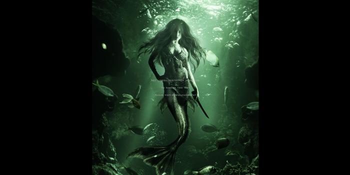 6600x4000 jungle huntress siren digital fantasy ocean