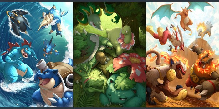 1920x1080 78+ Pokemon Starters Wallpapers on WallpaperPlay