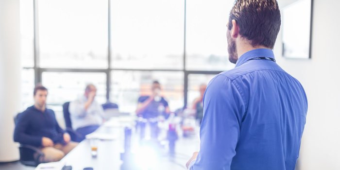 1600x1067 Business presentation on corporate meeting. - Crown strata