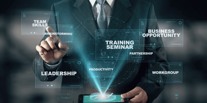 1920x1080 Businessman with Corporate Management hologram concept choose Training  Seminar from words Stock Video Footage - Storyblocks Video