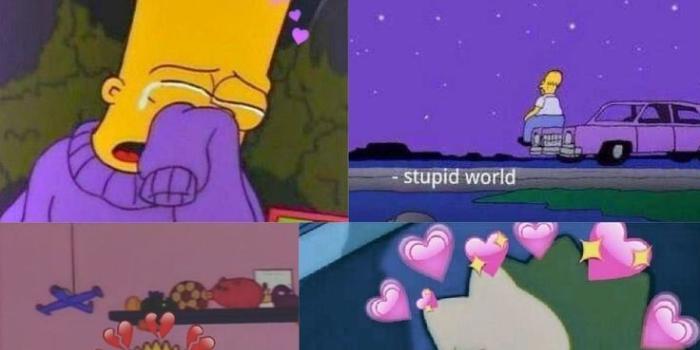 736x1311 Bguss pictt nyaa | meem | Sad wallpaper, Simpson wallpaper iphone