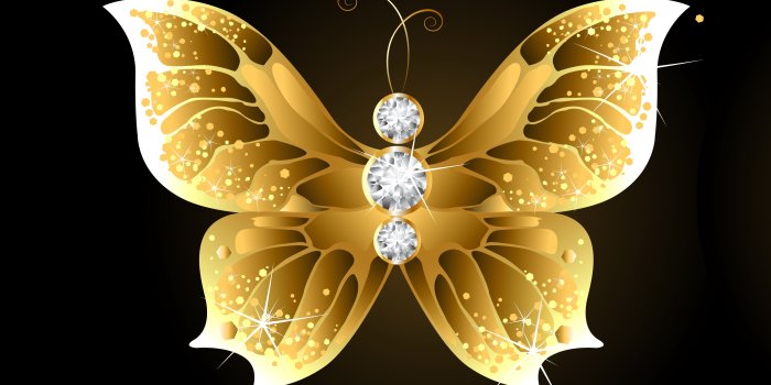 5034x3269 Golden Butterfly 4k Ultra HD Wallpaper | Background Image