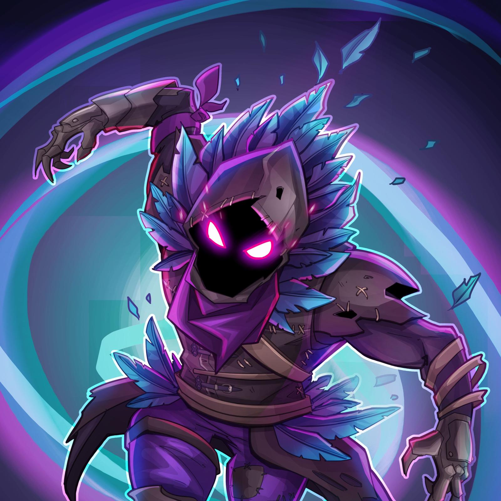 3840x3840 Wallpaper Raven, Fortnite Battle Royale, 4K, Creative Graphics, #13860