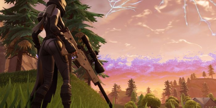 1366x768 Download Fortnite, screenshot, 4K #26850 Common Tablet wallpaper