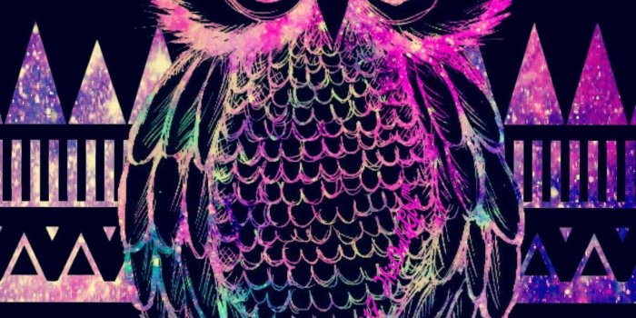 1152x2048 Tribal owl Aztec galaxy wallpaper I created for the app CocoPPa