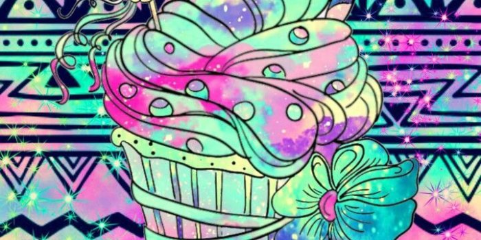 720x1280 Sweet tribal cupcake Aztec galaxy wallpaper I created for the app