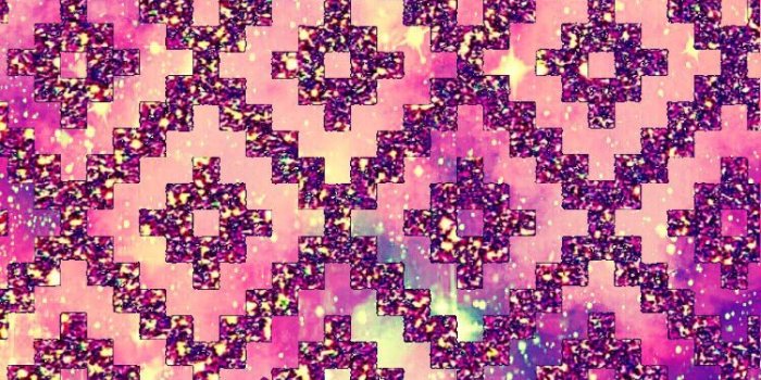 750x1334 Cute Glitter Aztec Design Wallpaper - Scandinavian Black And White