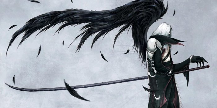 1600x1200 Black Angel Wallpaper | 1600x1200 | ID:18905