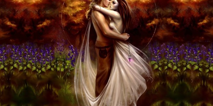 1024x768 Romantic Couples Anime Wallpapers|Romantic Wallpapers|Chobirdokan