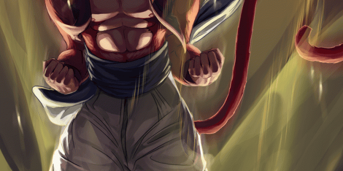 827x1346 DBZ - Gogeta SS4 by Lilak-rain.deviantart.com on @deviantART