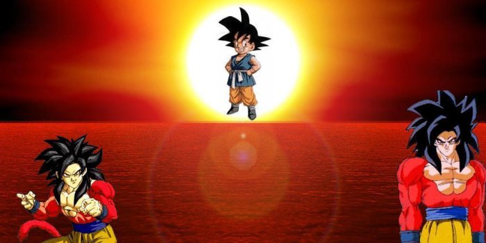 1024x768 Dragon Ball Z images ssj4 Goku GT HD fond d'écran and background