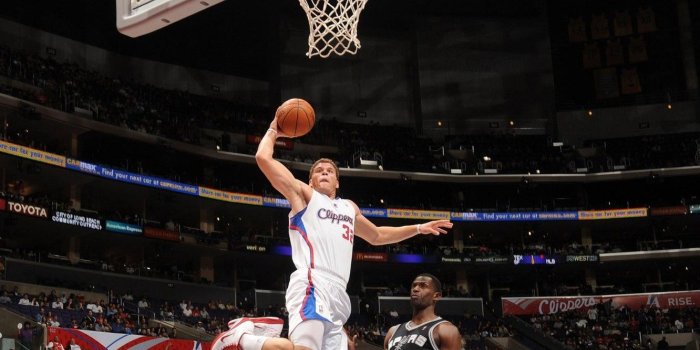 1332x850 Wallpaper basketball, nba, dunk, clippers, blake griffin images for
