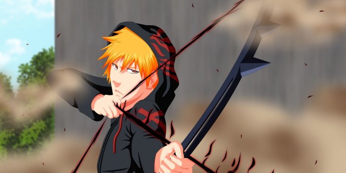 1920x1080 Download wallpaper 1920x1080 bleach, ichigo, kurosaki ichigo, boy