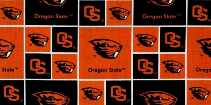 1000x1000 Collegiate Cotton Broadcloth Oregon State University Orange
