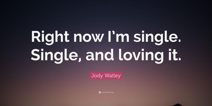 3840x2160 Jody Watley Quote: “Right now I'm single. Single, and loving it