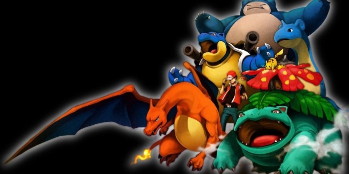 1920x1080 Pokemon, Charizard, Blastoise, Venusaur, Snorlax, Lapras, Pikachu