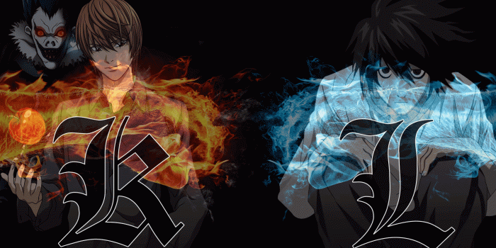 1920x1080 L & Light Wallpaper (1920 x 1080) - [L vs K] : deathnote