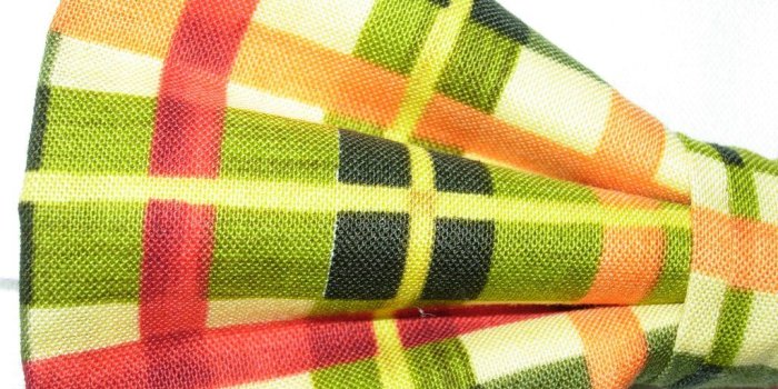 1024x768 AUTUMN PLAID PRE-TIED BOW TIE - RED, GREEN, GOLD & IVORY