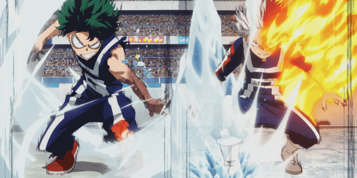 1191x670 Deku vs. Todoroki - My Hero Academy Wallpaper by Kaz-Kirigiri