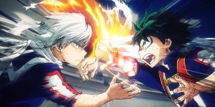 3840x2160 Shoto Todoroki vs. Izuku Midoriya My Hero Academia 4K #11964