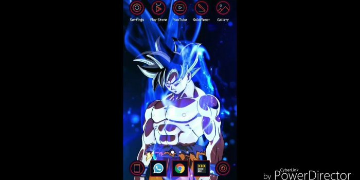 1280x720 !!!GOKU ULTRA INSTINCT LIVE WALLPAPER!!! 