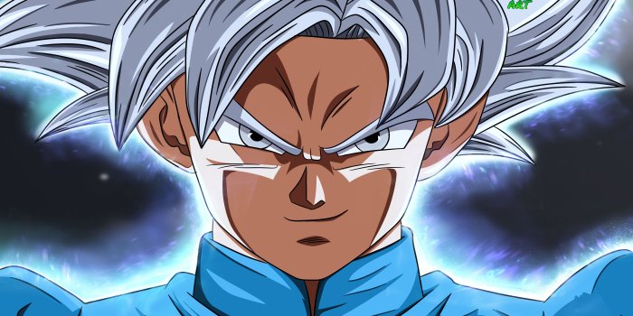 7632x4285 Goku Grand Master UI 5k Retina Ultra HD Wallpaper | Background Image