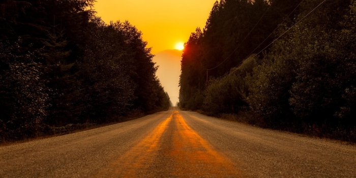 2560x1829 Road Forest Sunset Wallpaper · Picture #9142 · Free Stock Photos
