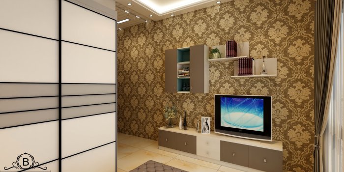 3840x2160 Modern Tv Unit Design, Wallpaper Design - Interior Design (#1059194