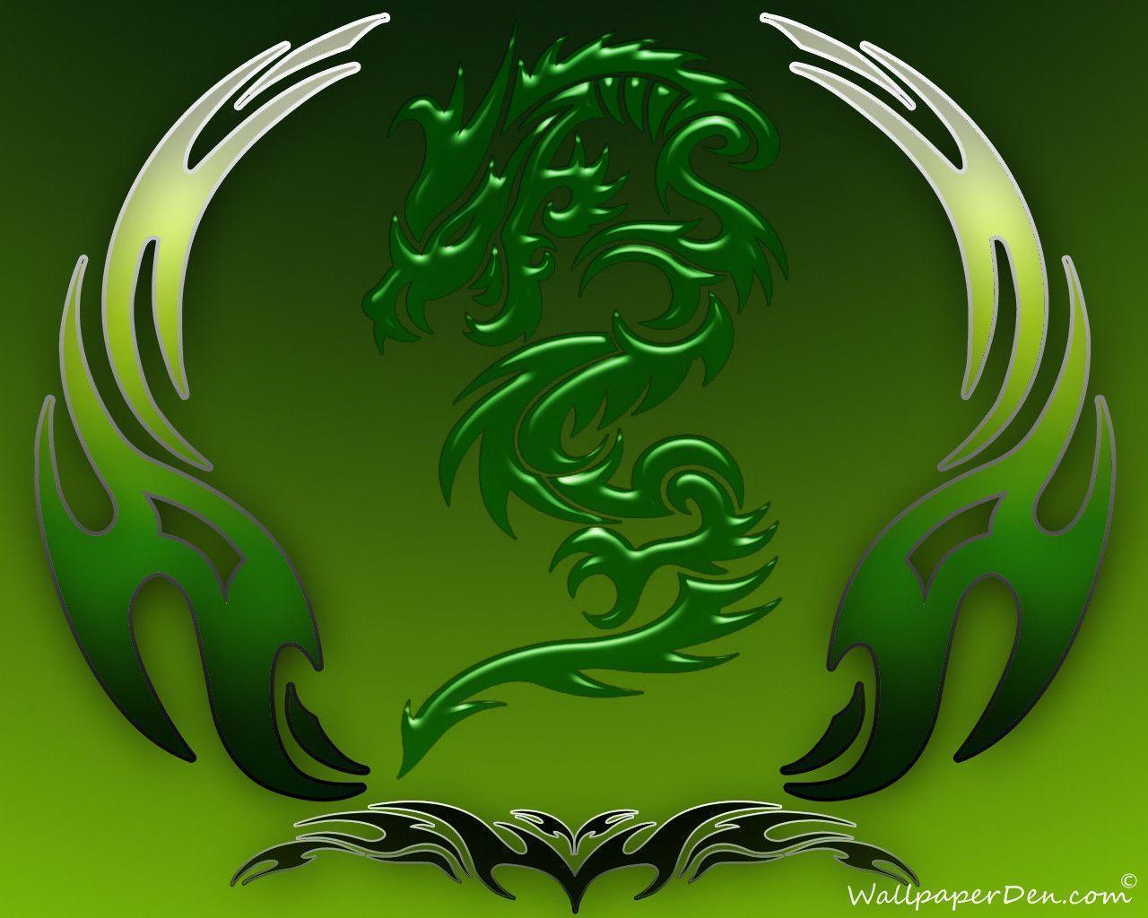 1280x1024 Green Dragon Wallpapers