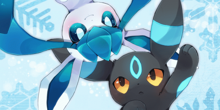 1000x1386 Shiny Glaceon & Shiny Umbreon by sirairo116 | Eevee | Pokemon